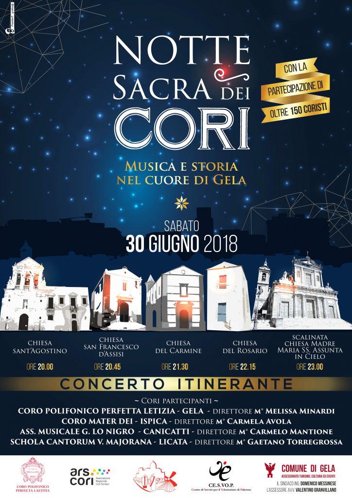 NOTTE SACRA DEI CORI 2018 locandina per fb La locandina dell'evento