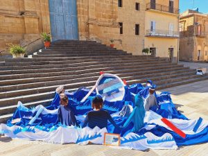 installazione memoria di Lampedusa