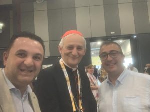 Settimane Sociali La delegazione Piazzese con il presidente della CEI, card. Zuppi