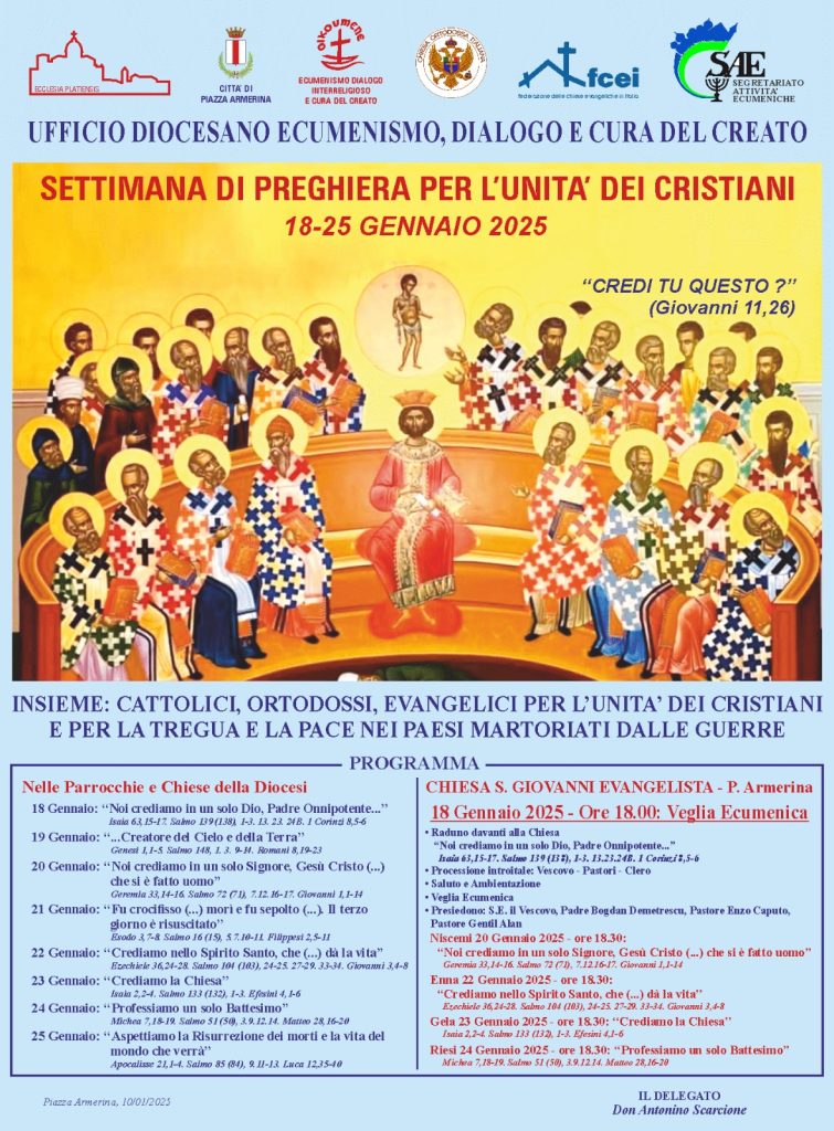 settimana preghiera unità cristiani 2025