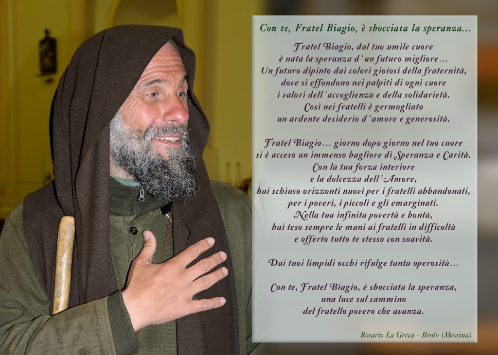 POESIA FRATEL BIAGIO CONTE.